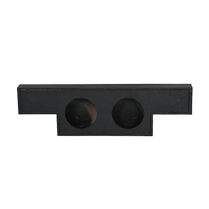 Front. QPower - QPower QBomb Dual 10in Ported Subwoofer Enclosure for 2004-06 GMC/Chevy Crew Cab - Black.
