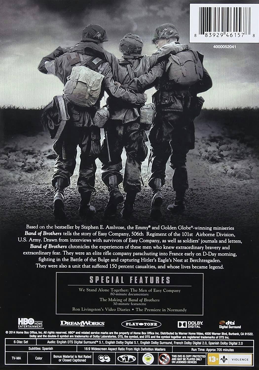 バンド・オブ・ブラザーズ DVD COMPLETE BOX Band of Brothers Complete Box Set Discs 1-5 HD-DVD Japanese