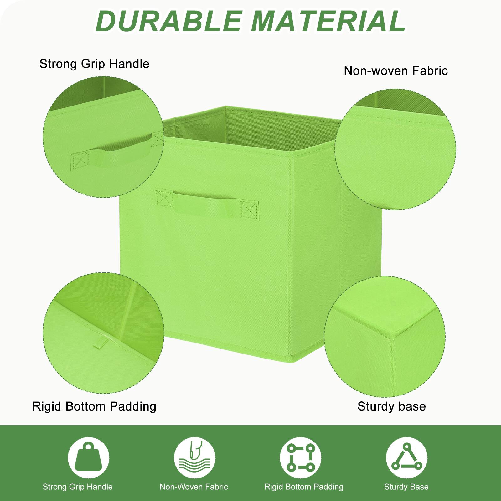 DURABLE MATERIAL

- Strong Grip Handle
- Non-woven Fabric
- Rigid Bottom Padding
- Sturdy Base