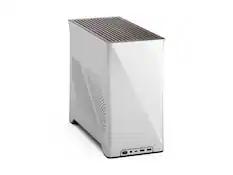 Front. Fractal Design - Fractal Design Era 2 Silver Anodized Aluminum/Steel Mini-ITX Compact Small Form Factor PC Case - Silver.