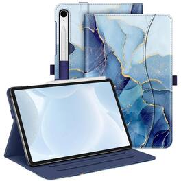 Kitcheniva - Slim Protective Case For Samsung Galaxy Tab S9 FE 10.9 Inch 2023 With Auto Sleep-Wake - Ocean marble