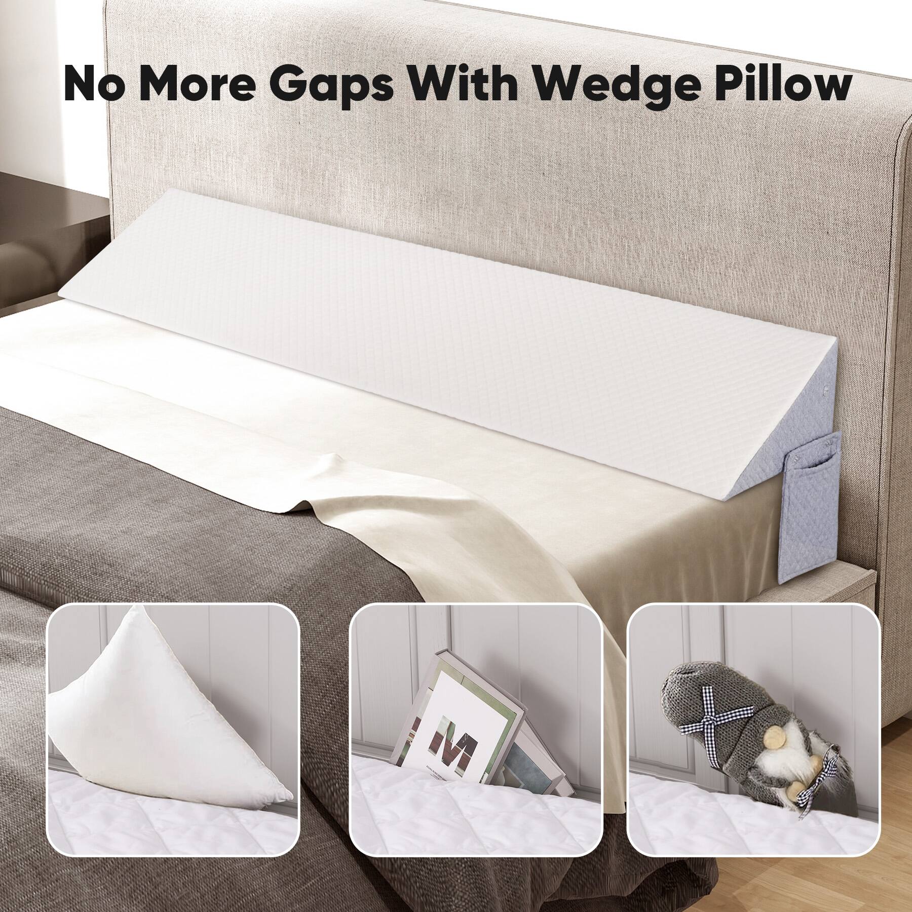 No More Gaps With Wedge Pillow