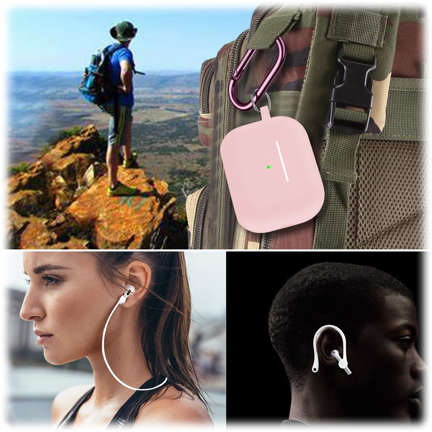 Alt View 15. SaharaCase - Case for Apple AirPods Pro 2 (2nd Generation 2022) - Pink.