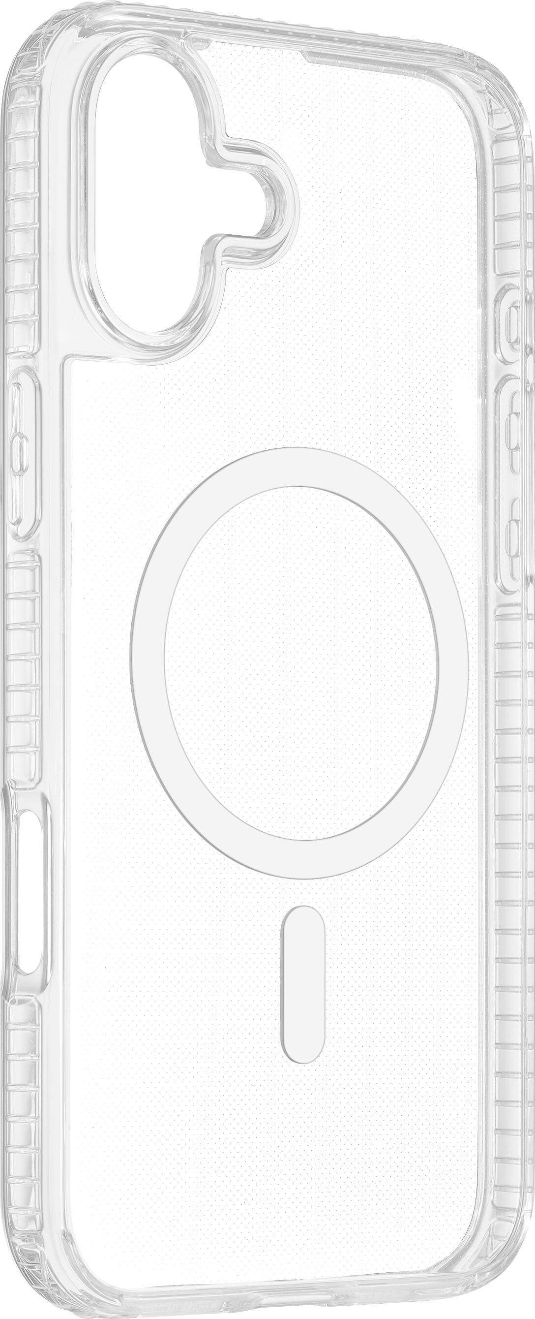 Insignia™ Hard Shell Case with MagSafe for iPhone 16 Plus Clear NS