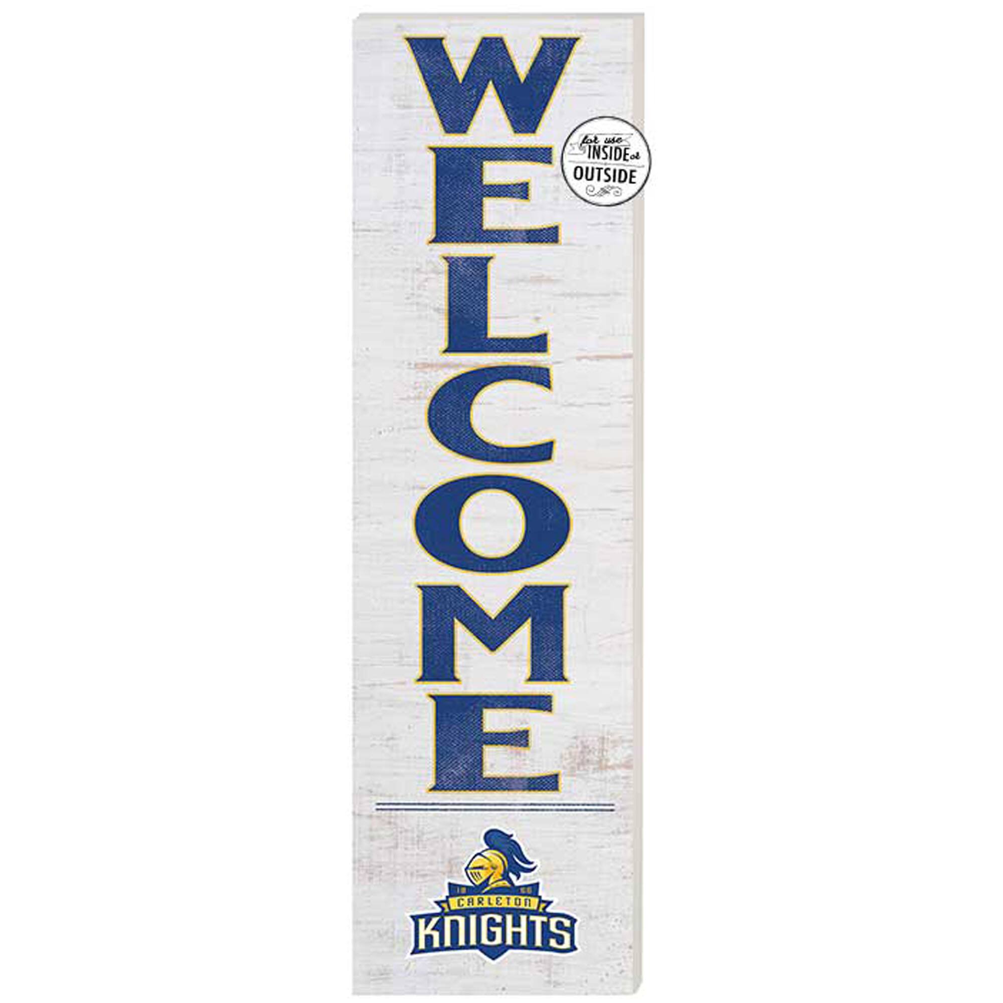 Carleton Knights 10'' x 35'' Indoor/Outdoor Welcome Sign