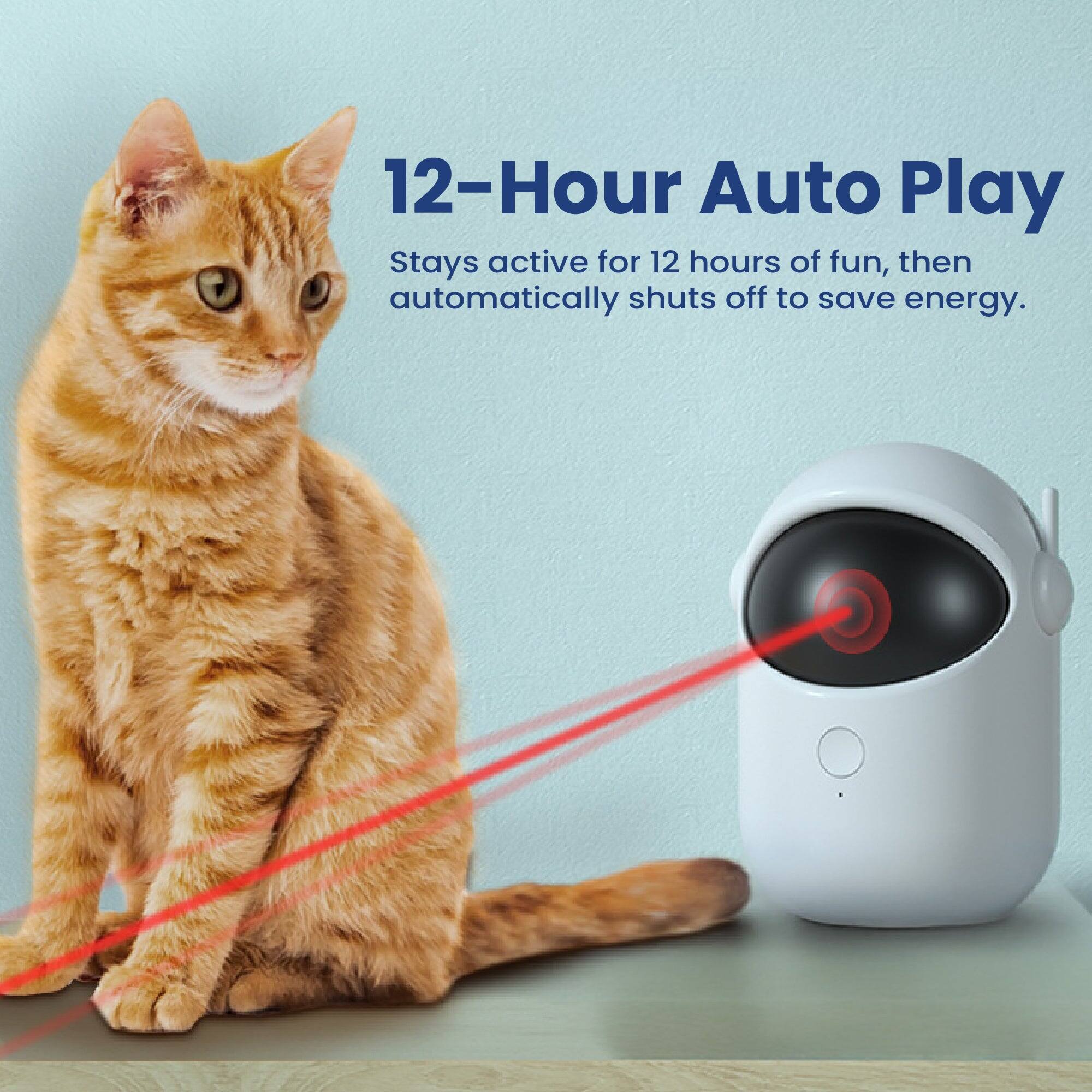 12-Hour Auto Play  
Stays active for 12 hours of fun, then automatically shuts off to save energy.