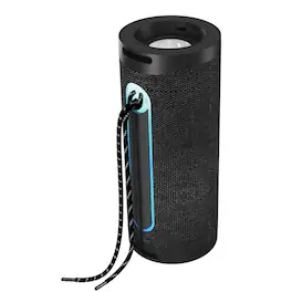 Supersonic - Portable Bluetooth Speaker SC-2340BT, LED Flashlight, Speakerphone - Black