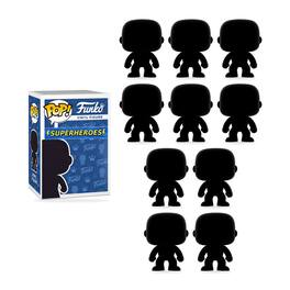 Pack of 10 Surprise Comics & Superheroes Funko Pop! Randomly Selected - Black