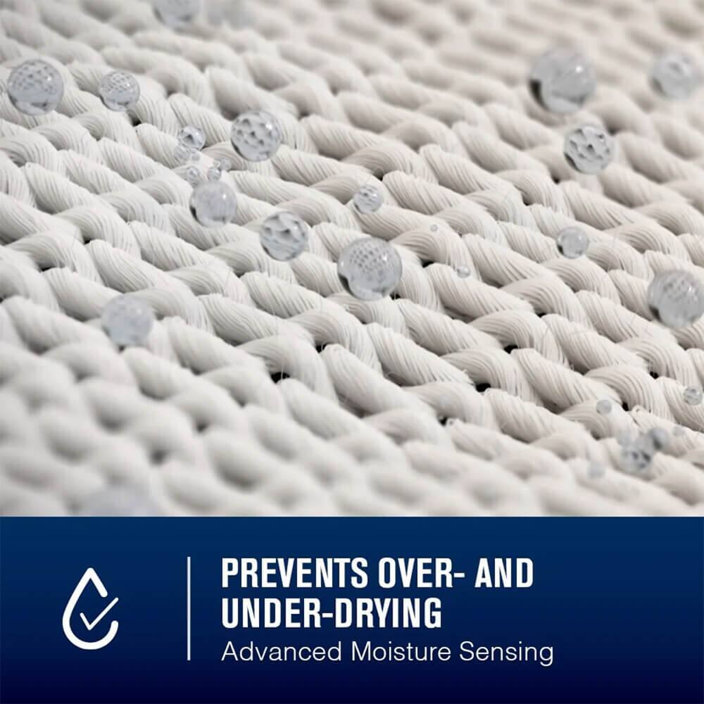 PREVENTS OVER- AND UNDER-DRYING  
Advanced Moisture Sensing