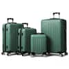 Front. Winado - 16" 20" 24" 28" Trolley Case Luggage Set 4-in-1 ABS Lightweight Hardside Suitcase for Carry On Check-in Business Travel - Green.