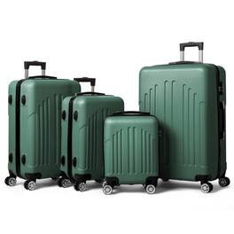Winado - 16" 20" 24" 28" Trolley Case Luggage Set 4-in-1 ABS Lightweight Hardside Suitcase for Carry On Check-in Business Travel - Green