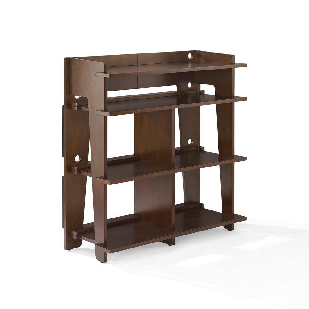 Alt View 2. Crosley Furniture - Soho Record Storage Console - Mahogany.