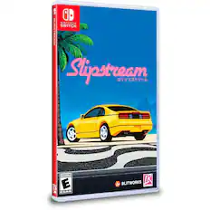 Nintendo Switch. Slipstream. Everyone. ESRB. Blitworks.