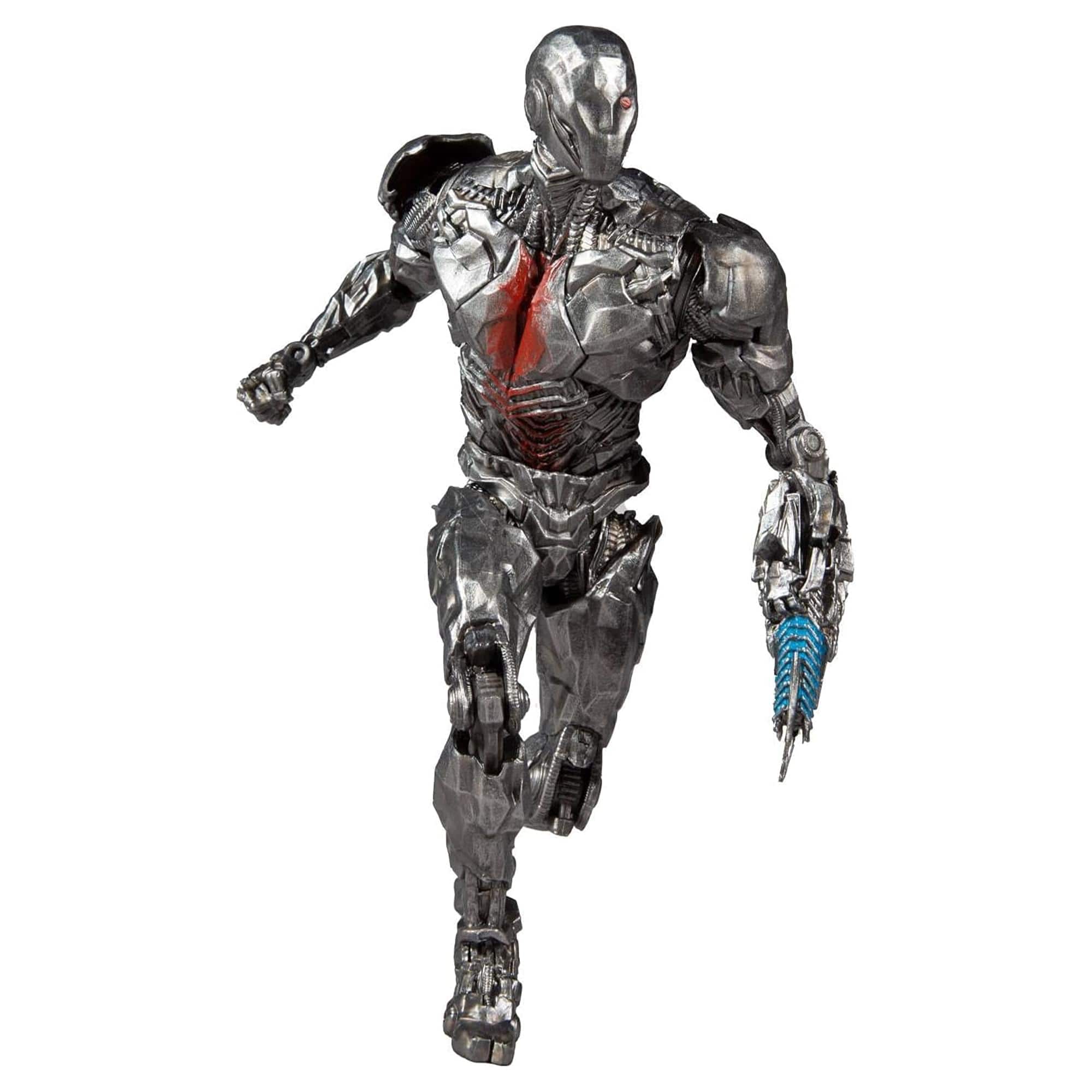 McFarlane Toys - DC Comics 7 Inch Action Figure | Justice League Cyborg - Silver