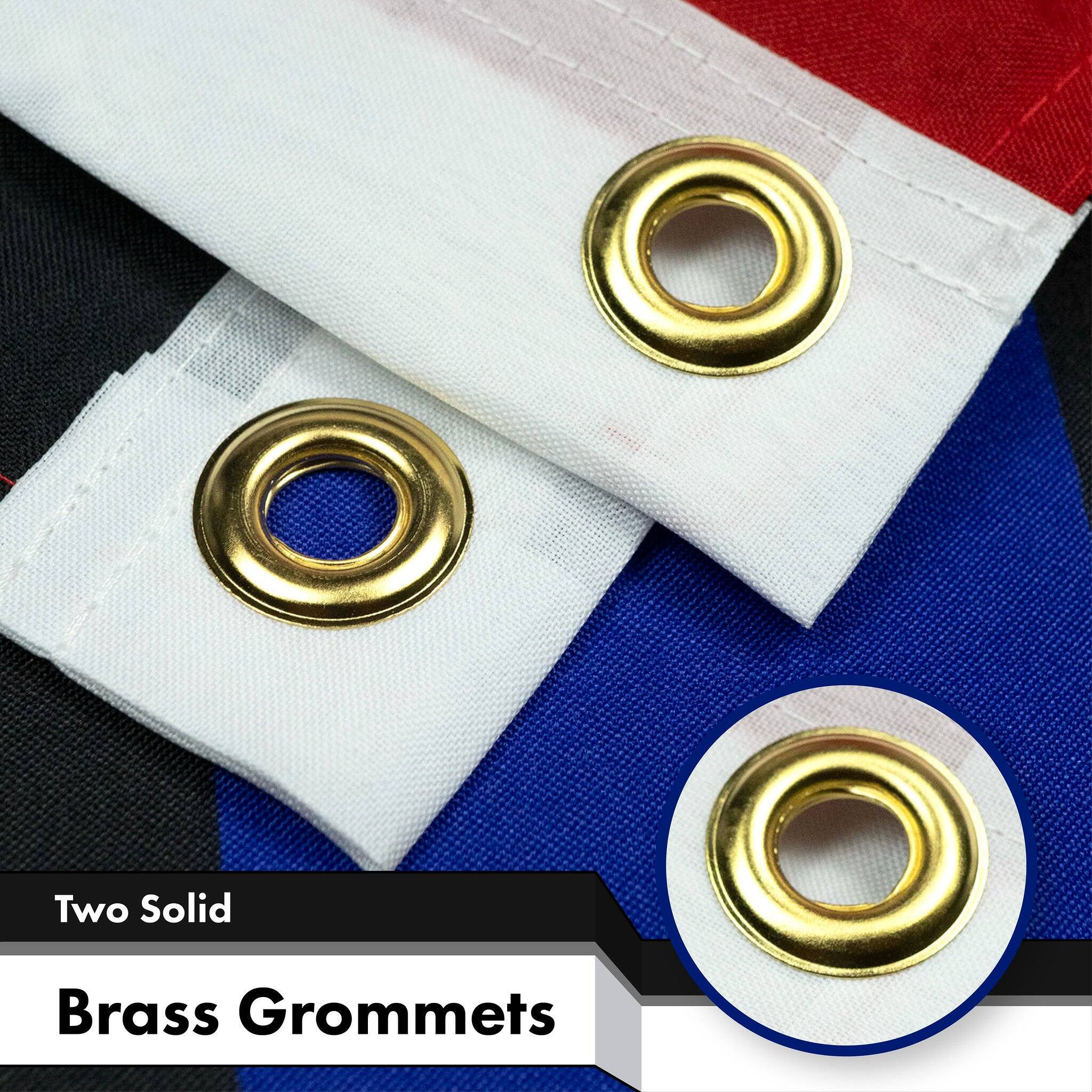 Two Solid Brass Grommets