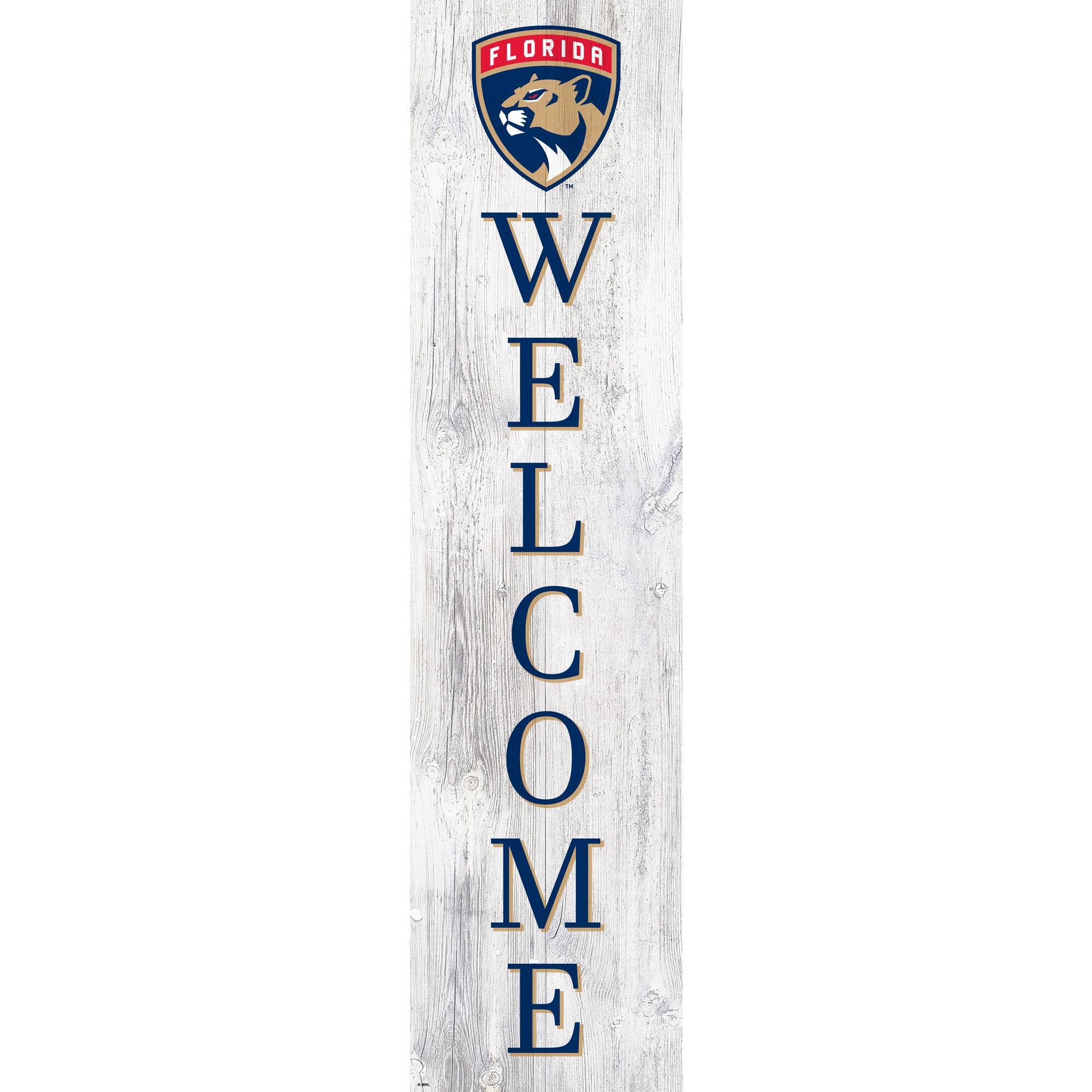 Florida Panthers 48'' Welcome Leaner