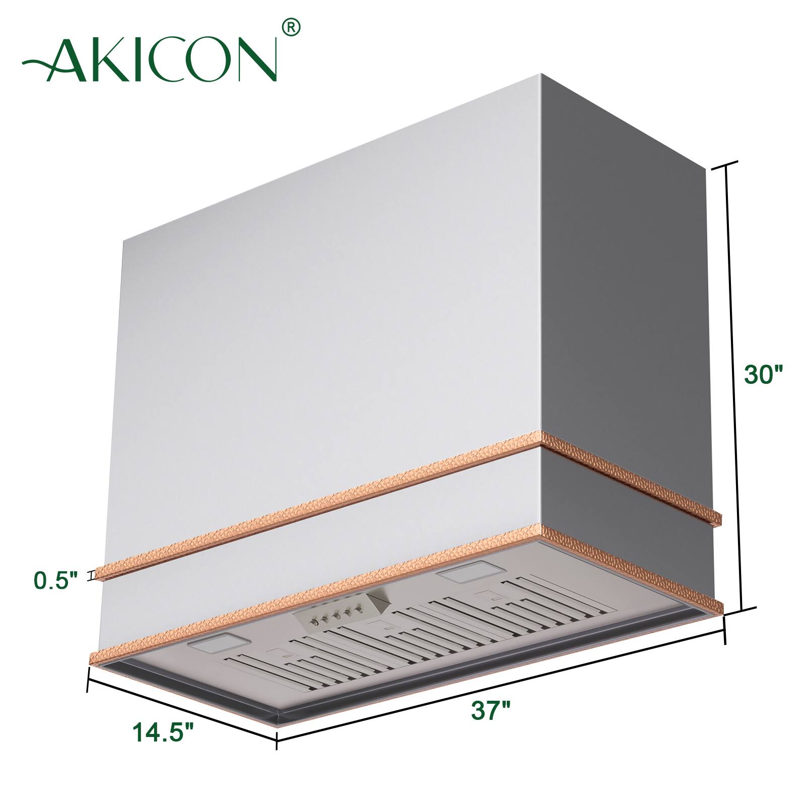AKICON 30" x 14.5" x 37" 0.5"