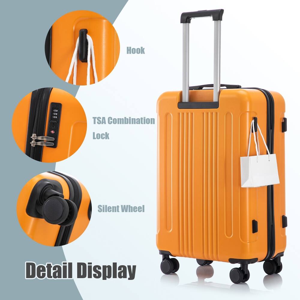 Hook  
TSA Combination Lock  
Silent Wheel  
Detail Display
