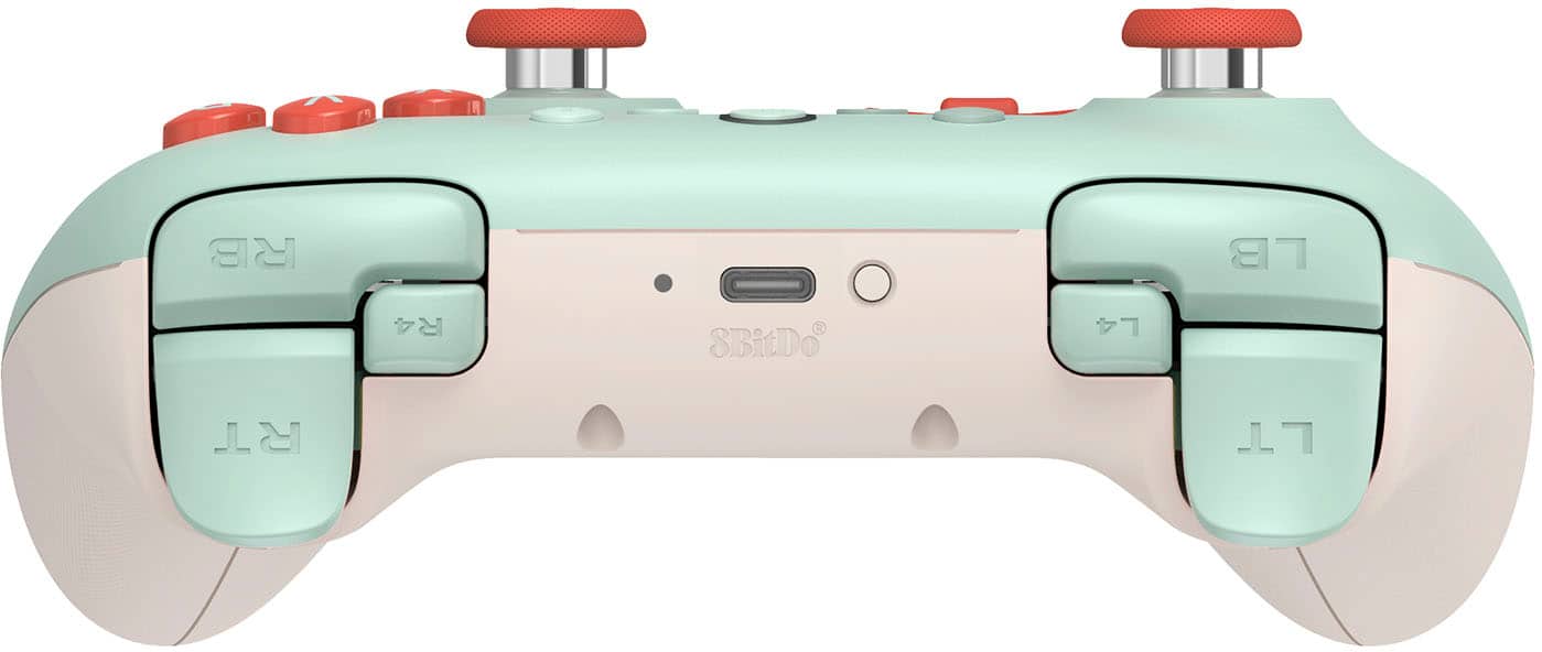 Left. 8BitDo - Ultimate 2C Wireless Controller for Android and Windows with Hall Effect Joysticks - Mint.