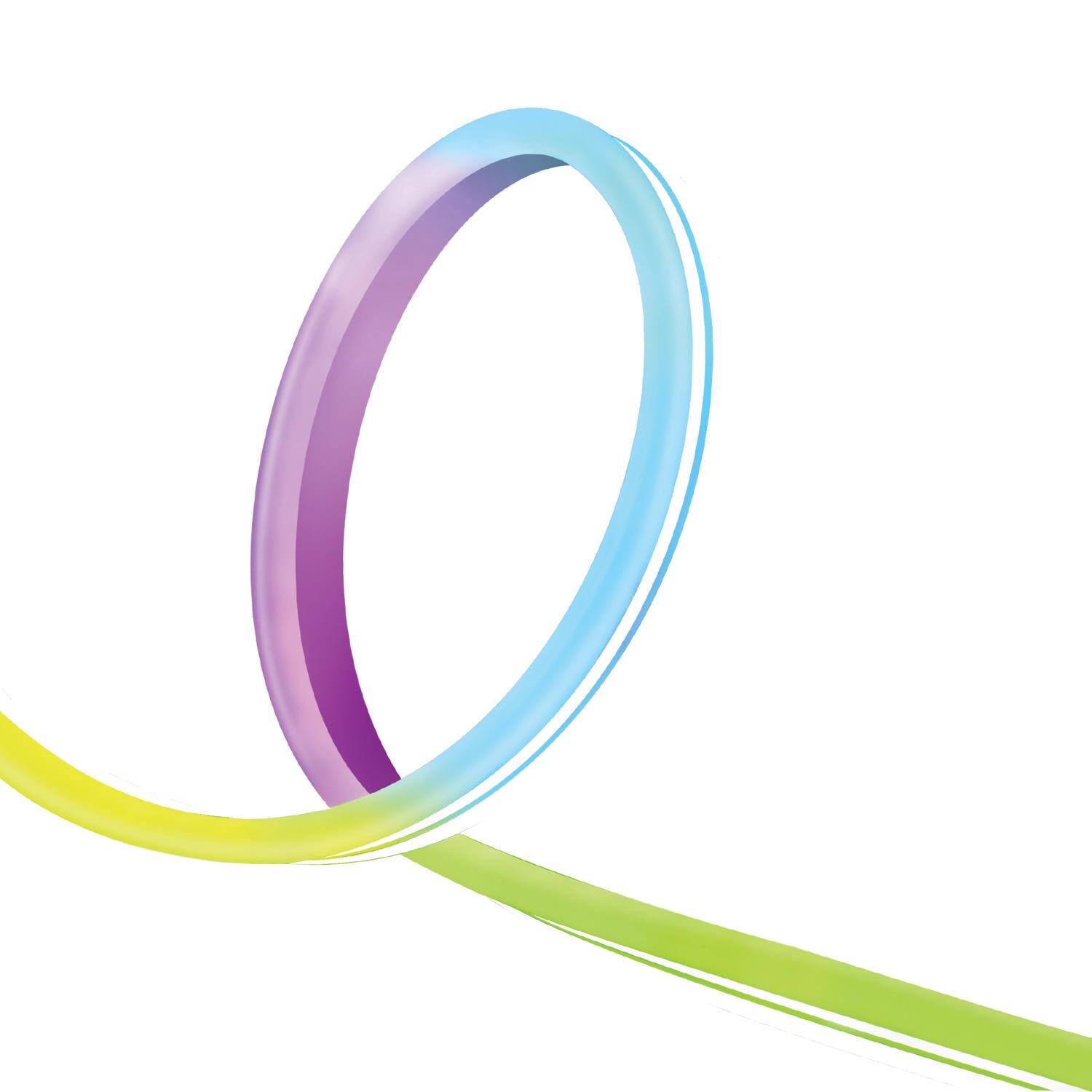 Angle. FEIT ELECTRIC - Feit 10 ft. L Color Changing Plug-In LED Rope Lights 1 pk.