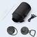 Left Zoom. Buzio - 64oz Insulated Water Bottle with Straw Lid and Spout Lid - Gray.