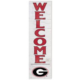 Jardine - Georgia Bulldogs 10'' x 35'' Indoor/Outdoor Welcome Sign - White