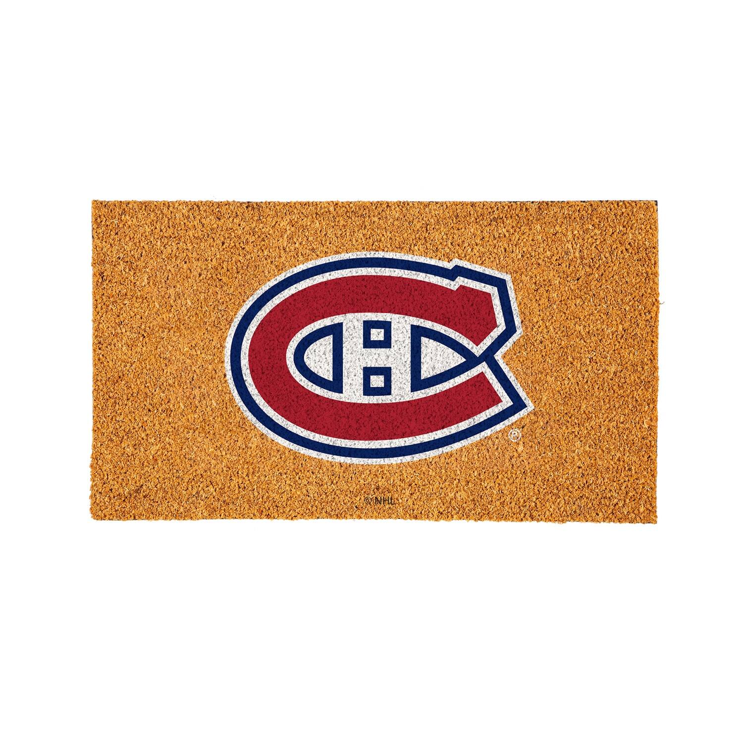 Evergreen Enterprises - Montreal Canadiens 28" x 16" Logo Turf Mat - Multicolor