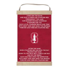 Jardine - Stanford Cardinal Fight Song Banner Sign - Red