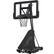 Front. Best Choice Products - Best Choice Products Adjustable 4.4-10ft Basketball Hoop, Portable Goal w/Shatterproof Backboard, Ball Return - Charcoal - Charcoal.