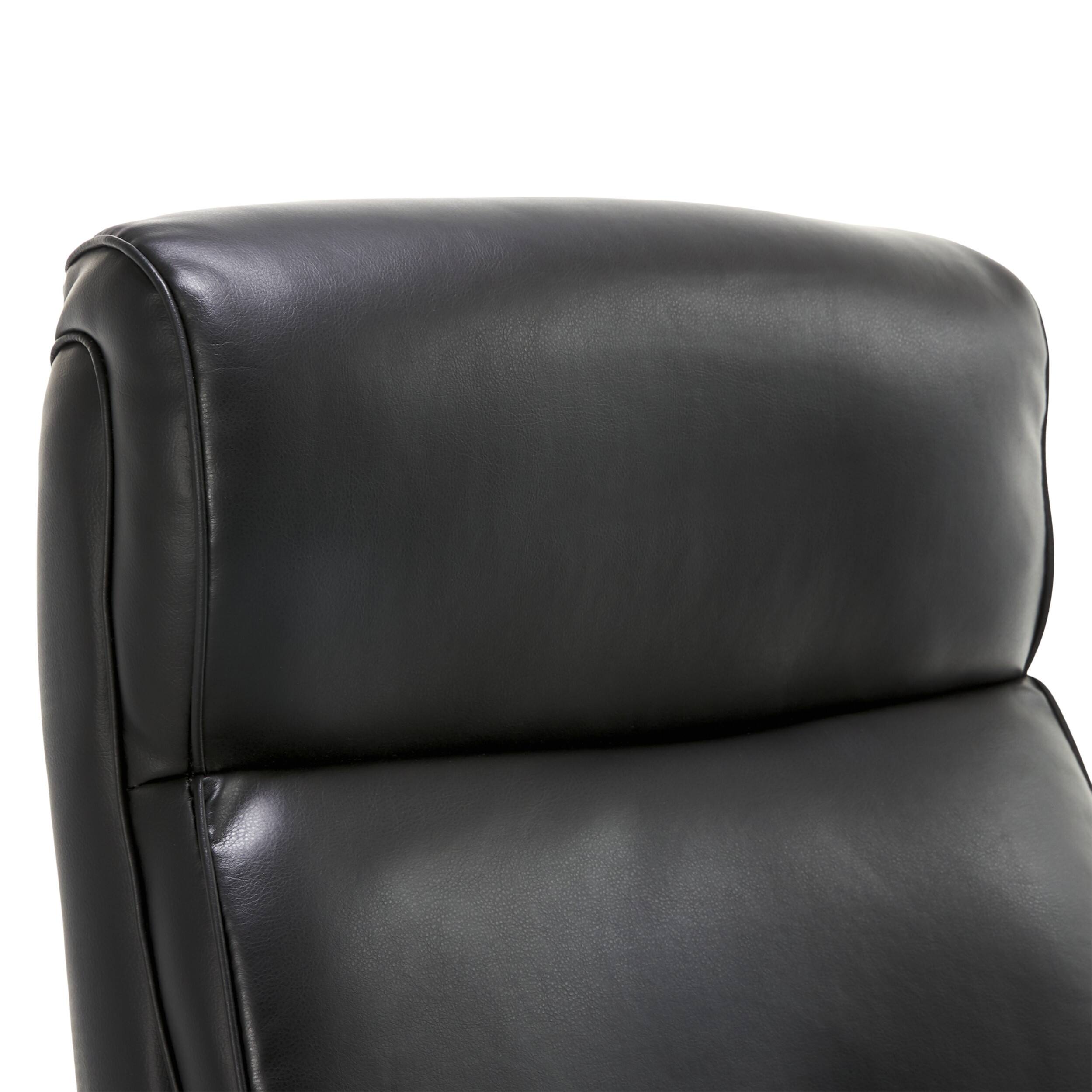 Alt View 14. La-Z-Boy - Modern Melrose Executive Office Chair with Brass Finish - Black.