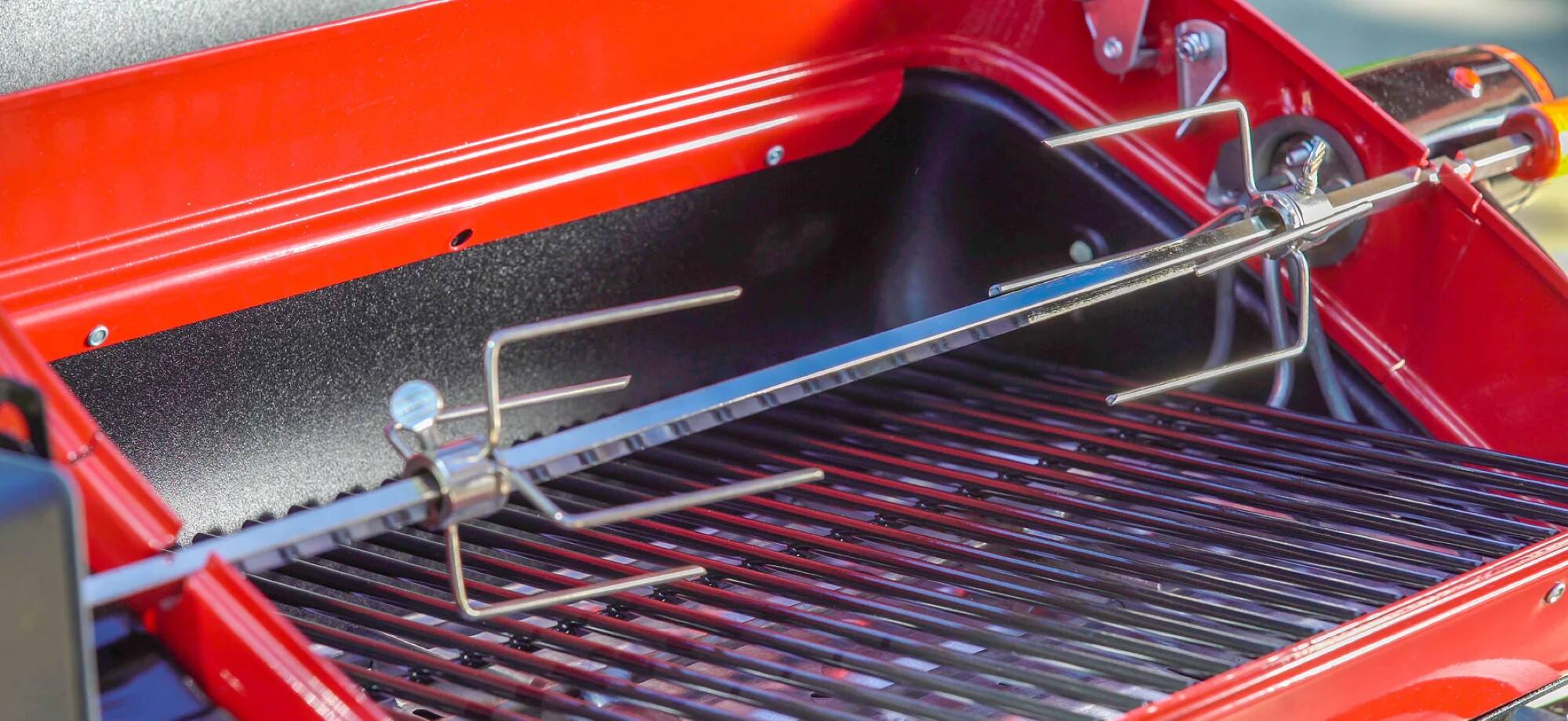 Alt View 2. Americana Grills - Americana 3-Zone Electric Tabletop BBQ Grill, Rotisserie-Ready with Window.