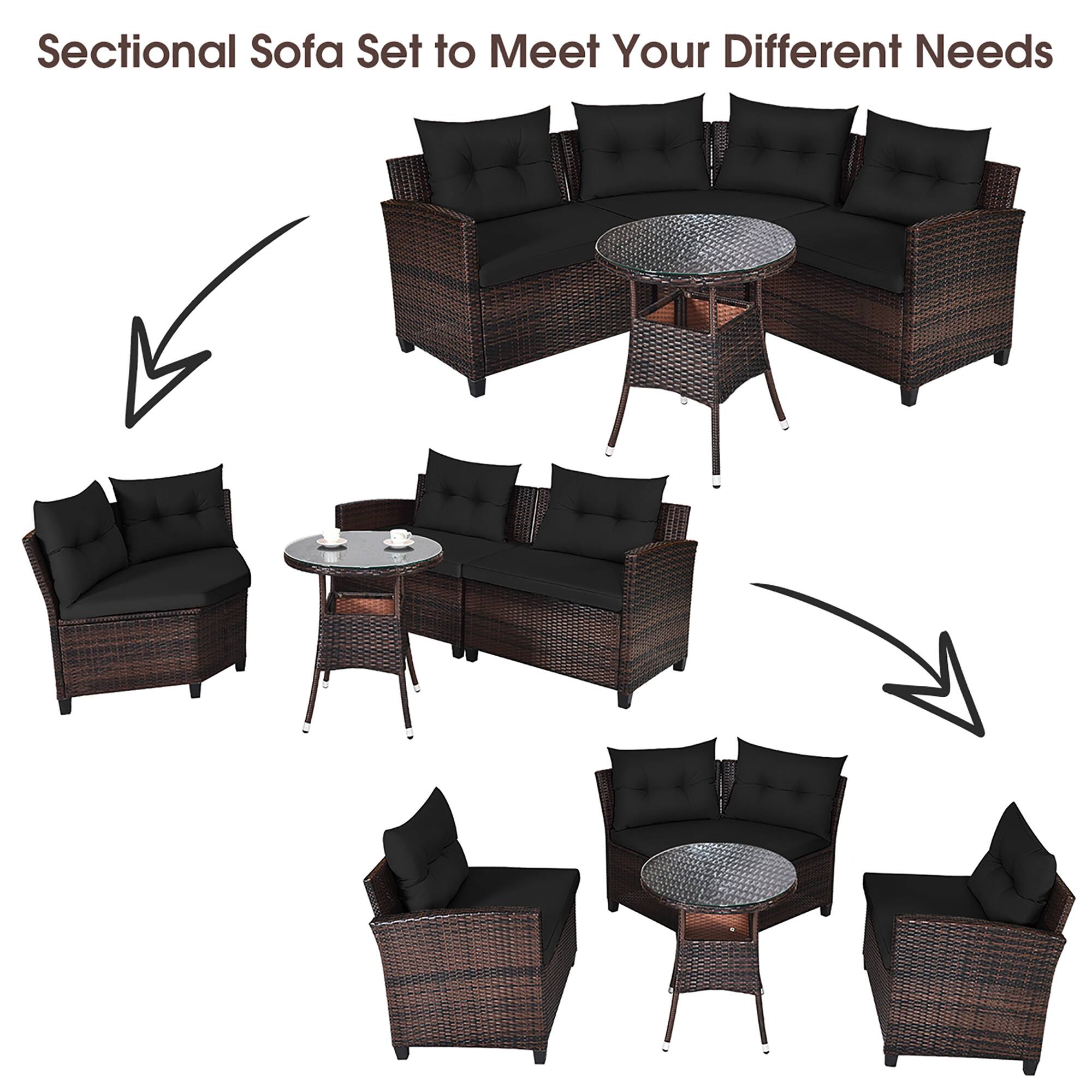 Sectional Sofa Set to Meet Your Different Needs