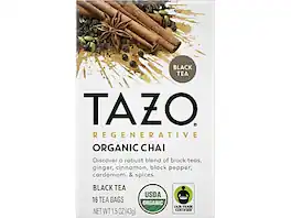 Tazo - Black Tea, Tea Bag, 1.5 Oz., 16/Box (10794522003058)