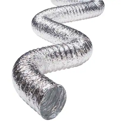 Front. Deflecto - Aluminum Flex Duct 50ft.