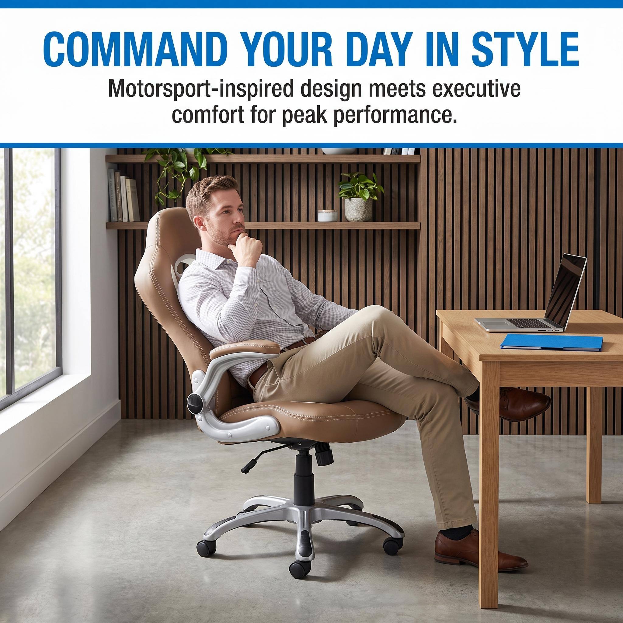 COMMAND YOUR DAY IN STYLE  
Motorsport-inspired design meets executive comfort for peak performance.
