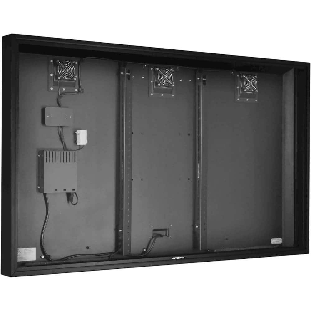 Apollo Enclosures - Apollo 75" Deluxe Outdoor TV Enclosure for 70" to 75" TVs, Quality Aluminum Construction, UL/CSA certified for safety - Black