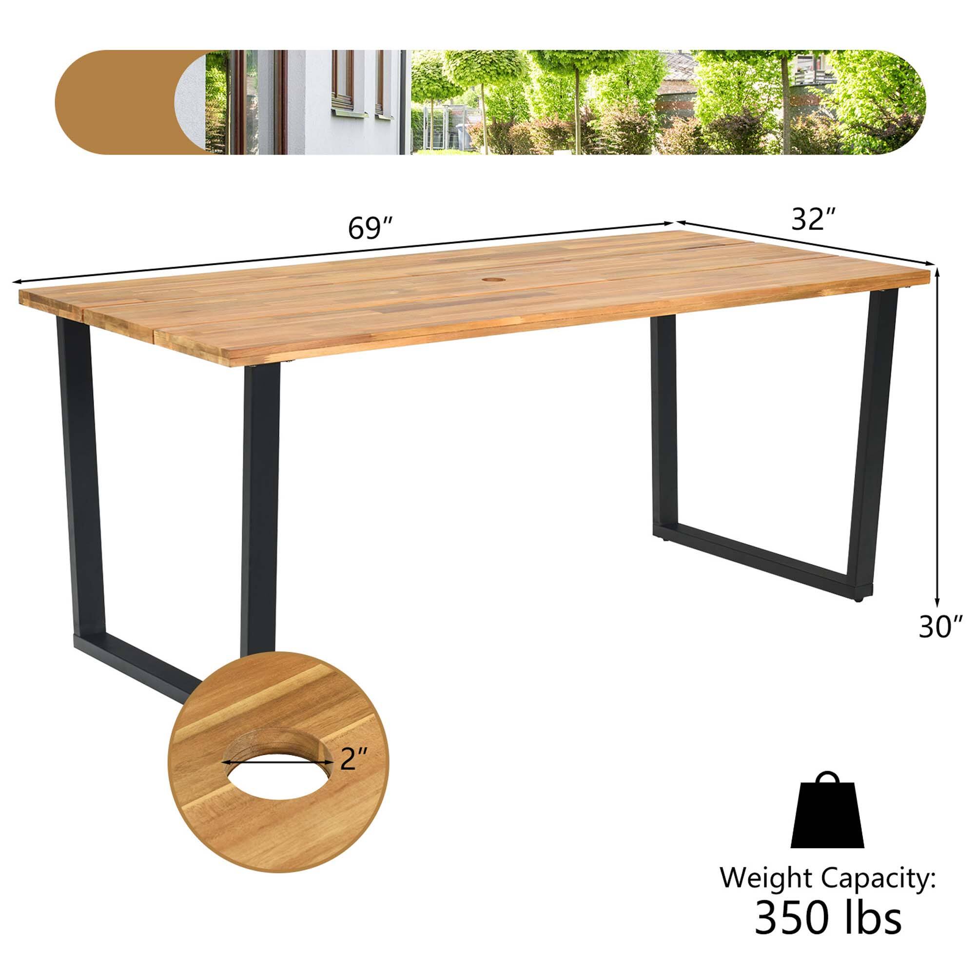 69" x 32" x 30"  
Weight Capacity: 350 lbs