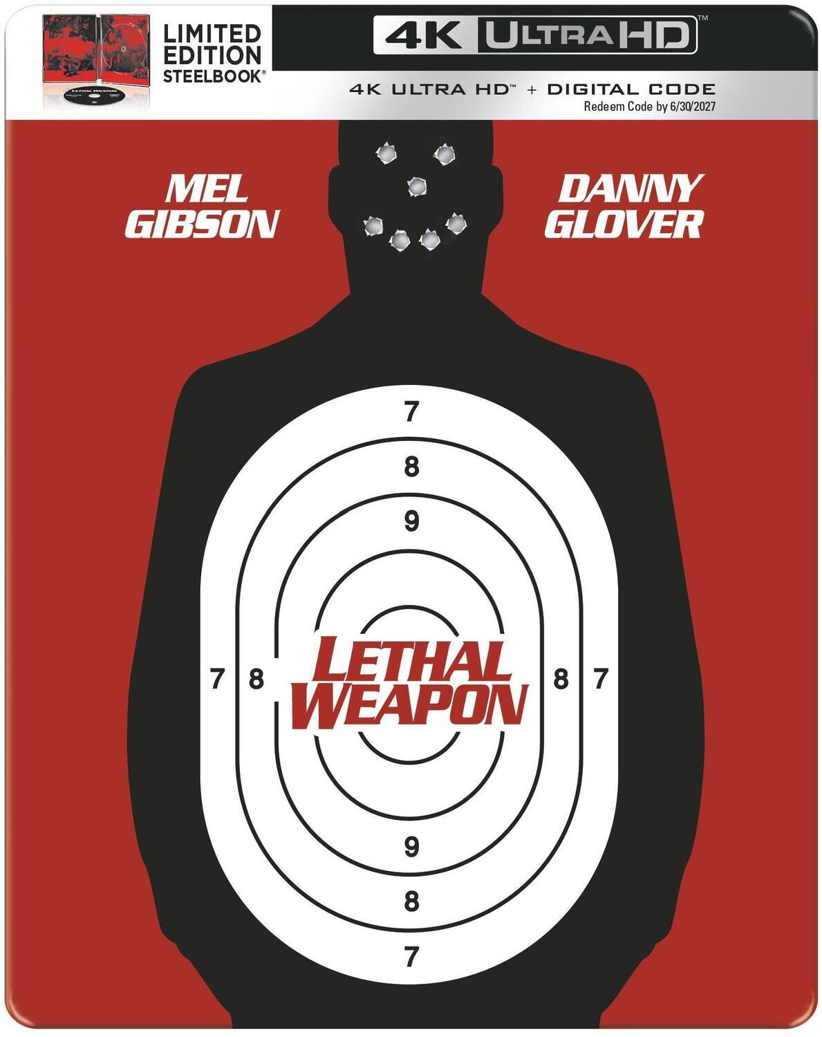 Alt View 1. Lethal Weapon (Steelbook)   - 4K Blu-Ray.