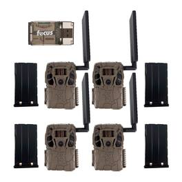 Browning - Trail Camera Defender Wireless Vision Pro HD Livestream Bundle (4-Pack)