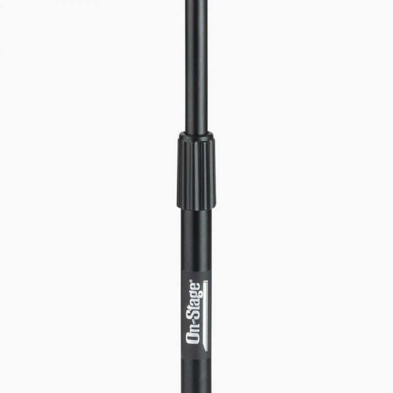 Alt View 8. On Stage Stands - On-Stage MS7701TB Telescoping Euro Boom Mic Stand (Setup for Vocal and Instrument Microphones, Adjustable Height, Angle, - Black.