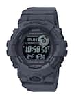 Front. Casio - Men's G-Shock Power Trainer with Bluetooth Mobile Link 49mm Watch - Gray.