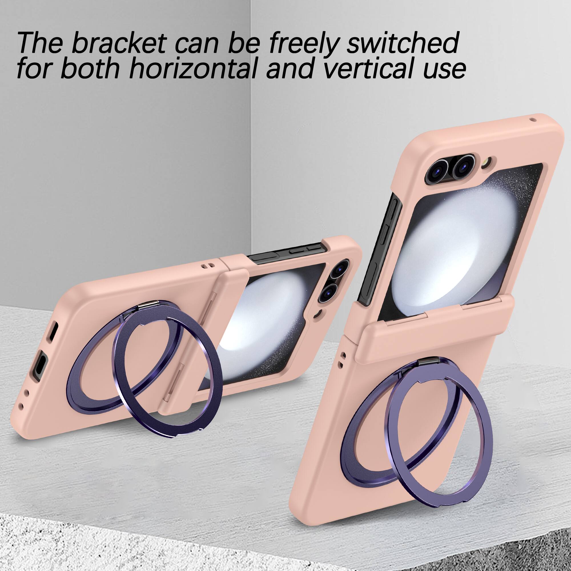 The bracket can be freely switched for both horizontal and vertical use.