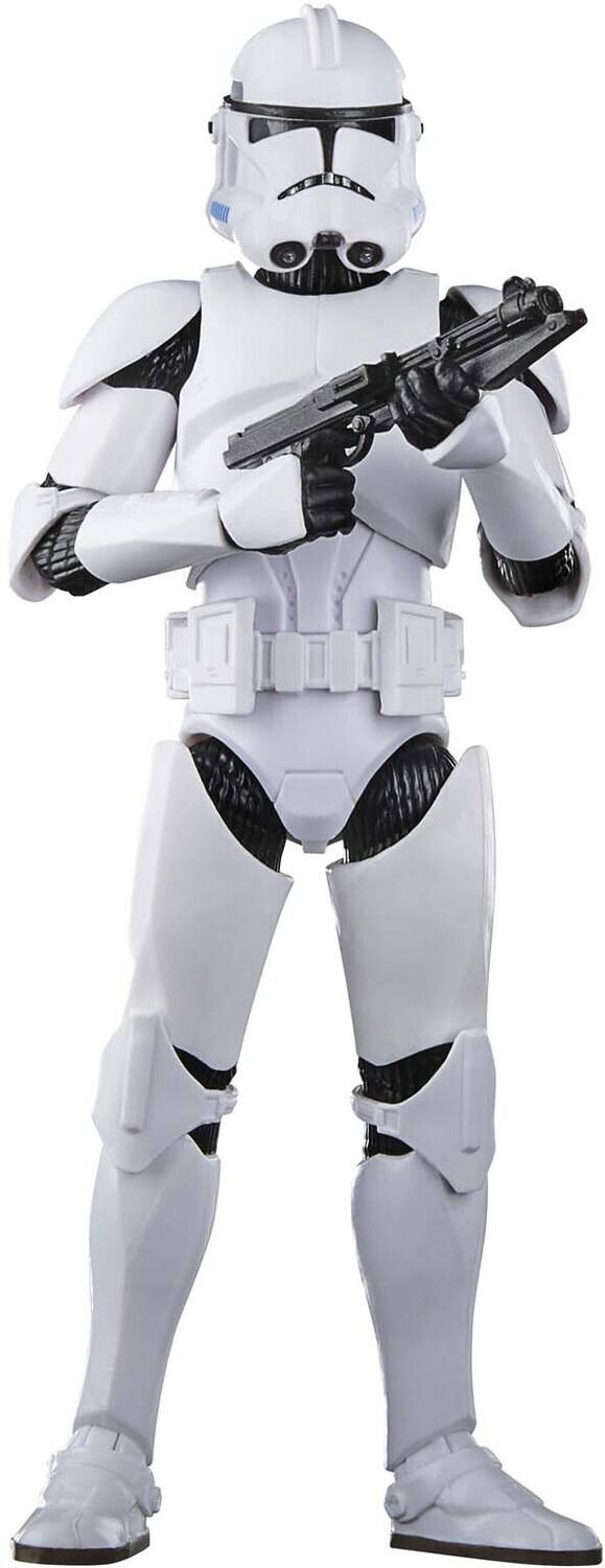 Alt View 2. Hasbro - Hasbro Collectibles - Star Wars: The Clone Wars - Black Series - Phase II Clone Trooper Action - COLLECTIBLES - Multicolor.