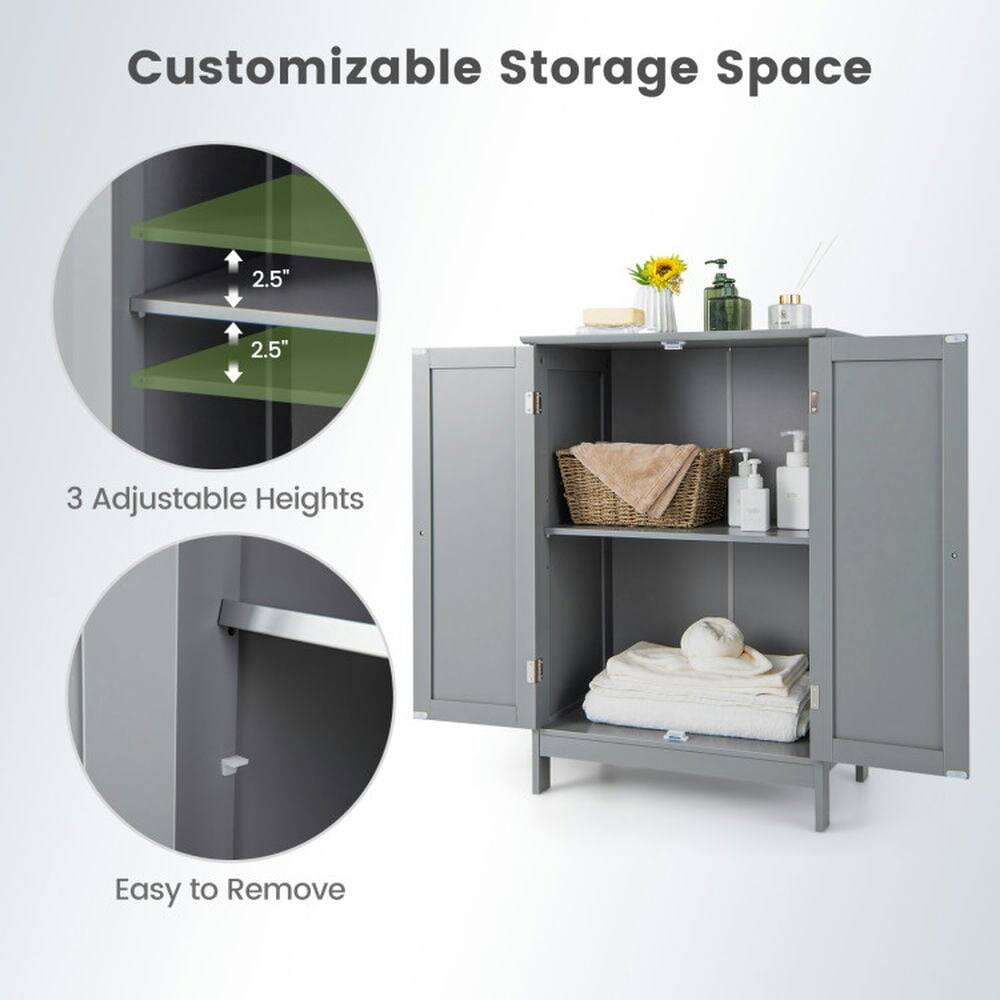 Customizable Storage Space

2.5"  
2.5"  
3 Adjustable Heights  
Easy to Remove