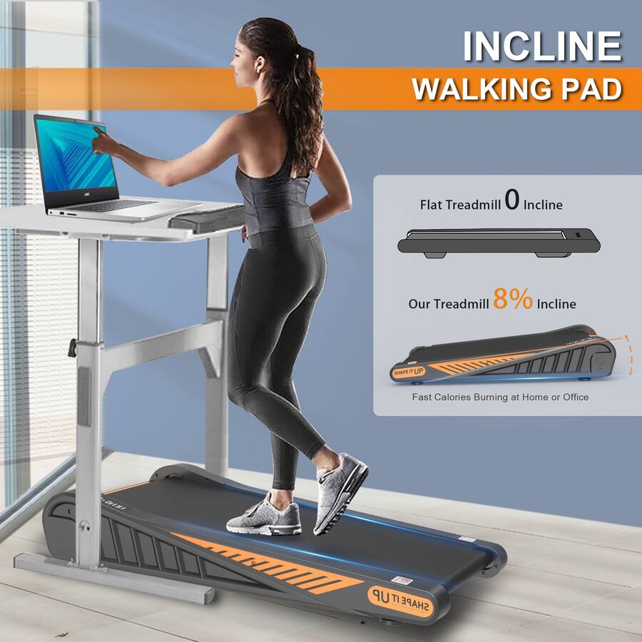 ELEMENT ACE Compact Home Exercise Walking Pad Under Desk Treadmill