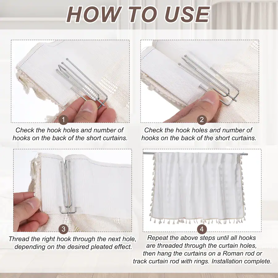 Unique Bargains Curtain Valances, 18