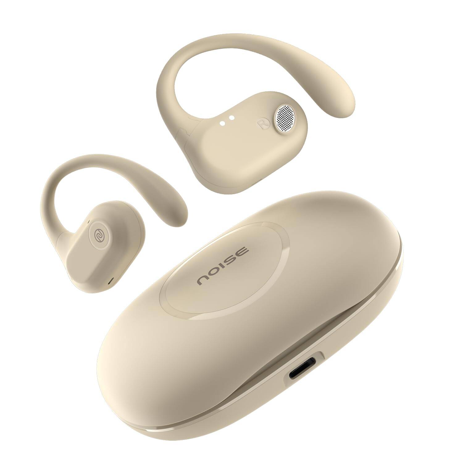 Front. Noise - Pure Pods Truly Wireless Bluetooth Earbuds - Zen Beige.