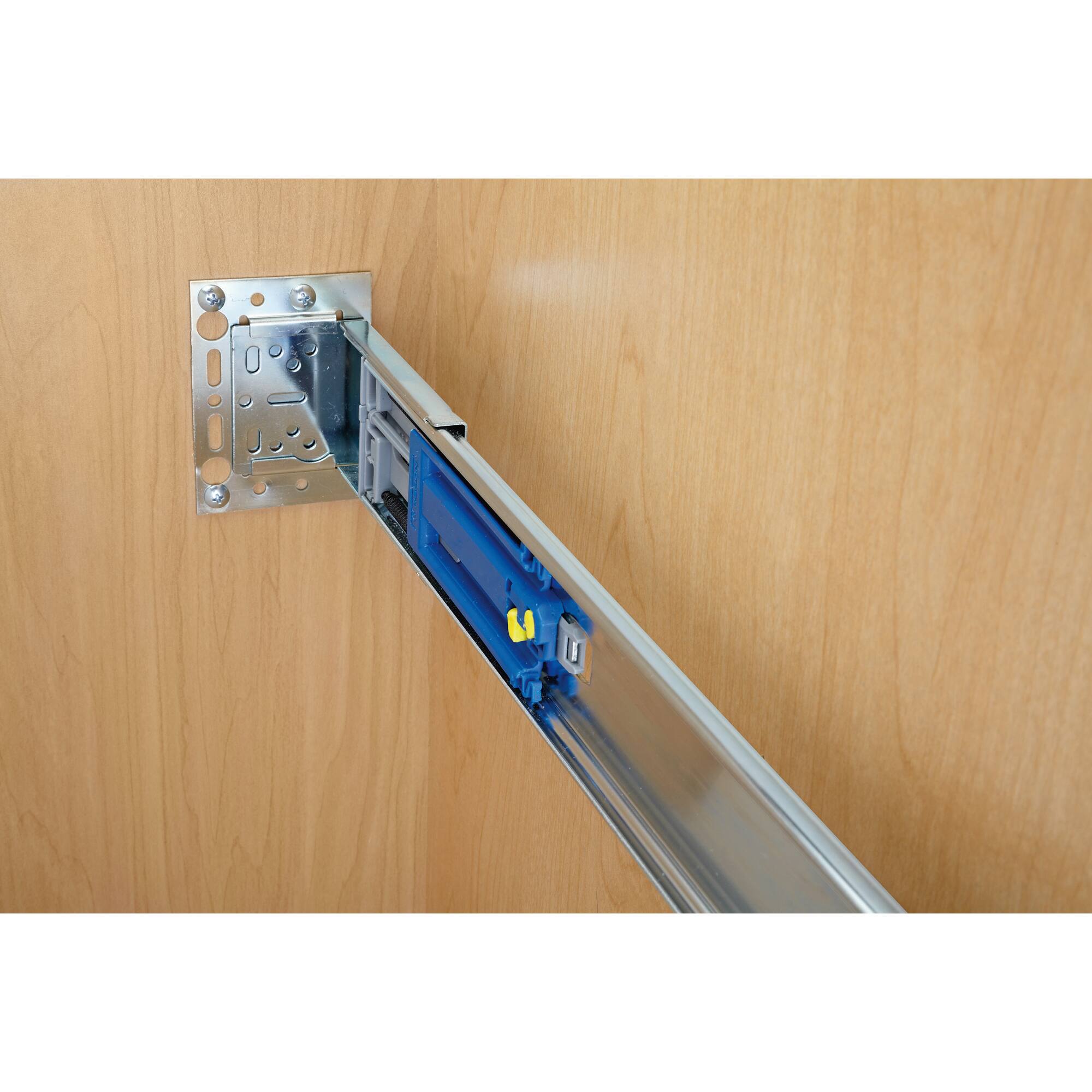 Alt View 7. Rev-A-Shelf - Rev-A-Shelf Pullout Top Mount Trash Can w/ Soft-close, 35 qt., 4WCTM-18BBSCDM2 - Light Brown.