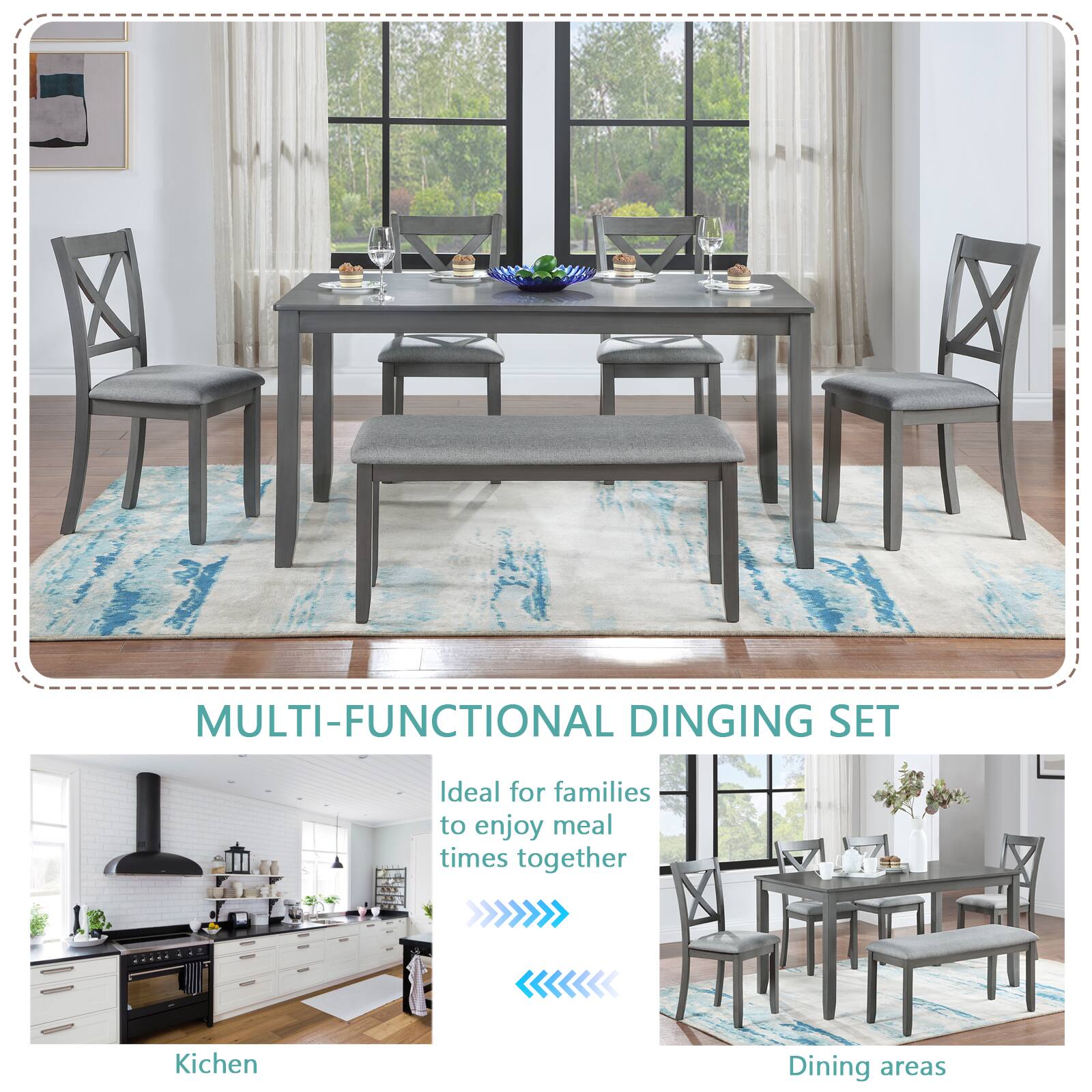MULTI-FUNCTIONAL DINING SET

Ideal for families to enjoy meal times together

Kitchen

Dining areas