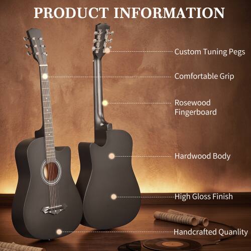 PRODUCT INFORMATION

Custom Tuning Pegs  
Comfortable Grip  
Rosewood Fingerboard  
Hardwood Body  
High Gloss Finish  
Handcrafted Quality
